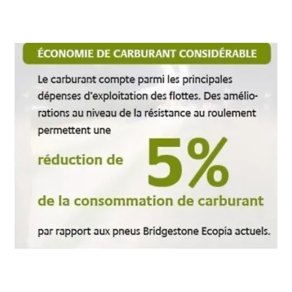 Pneu Bridgestone Ecopia H-Steer 001 — vue 2