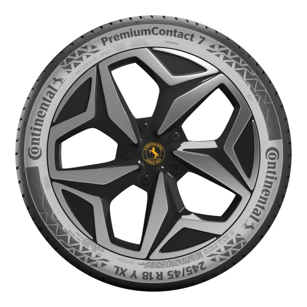 Pneu Continental PremiumContact 7 — vue 3