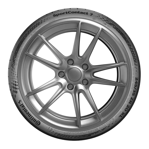 Pneu Continental SportContact 7 — vue 3