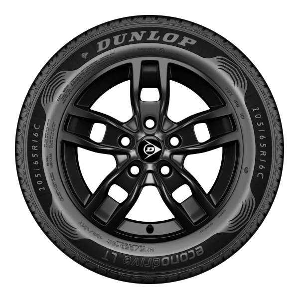 Pneu Dunlop Econodrive LT — vue 3